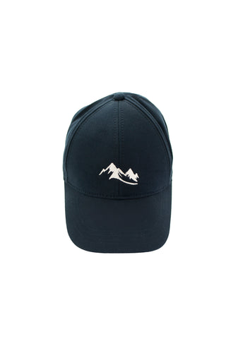 Buy black Adjustable Performance Unisex Mountain Logo Hat - Cap