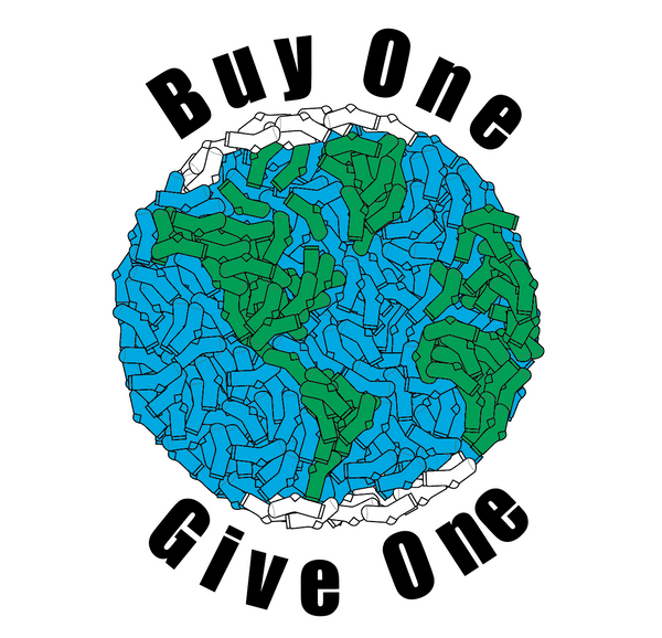 Buy one give one world logo