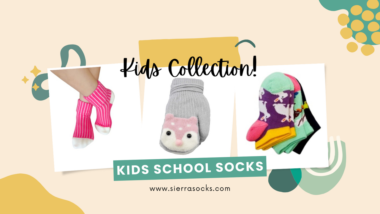 Online Fancy Kids Cotton Socks For School