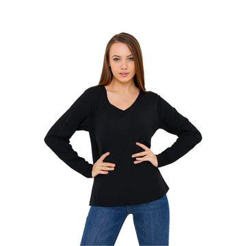 Tips To Style Basic Women's V-Neck Tops For Casual Days