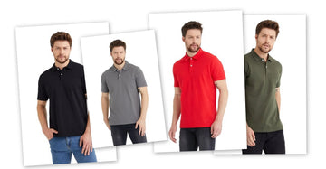 Men's 2-Button Polo Shirt