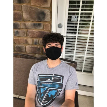 Cotton Mask with Filter Pocket