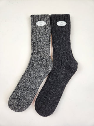 Buy black-charcoal Women’s Wool Crew Socks – Warm, Breathable, Moisture-Wicking Wool Blend for Everyday Comfort