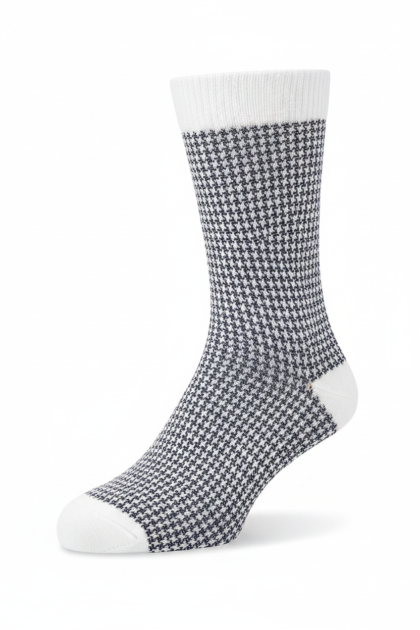 Men's Dress Socks - Combed Cotton, Seamless Toe Socks