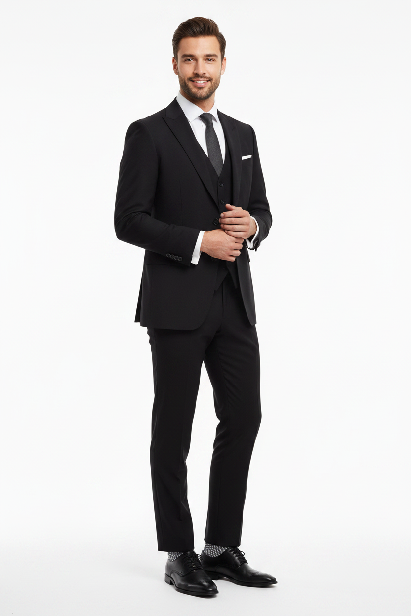 Men's Dress Socks - Combed Cotton, Seamless Toe Socks