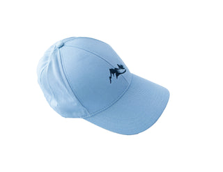 Buy blue Adjustable Performance Unisex Mountain Logo Hat - Cap