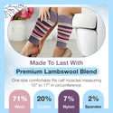 Lambswool Colorful Leg Warmers for Women, Girls and Teens