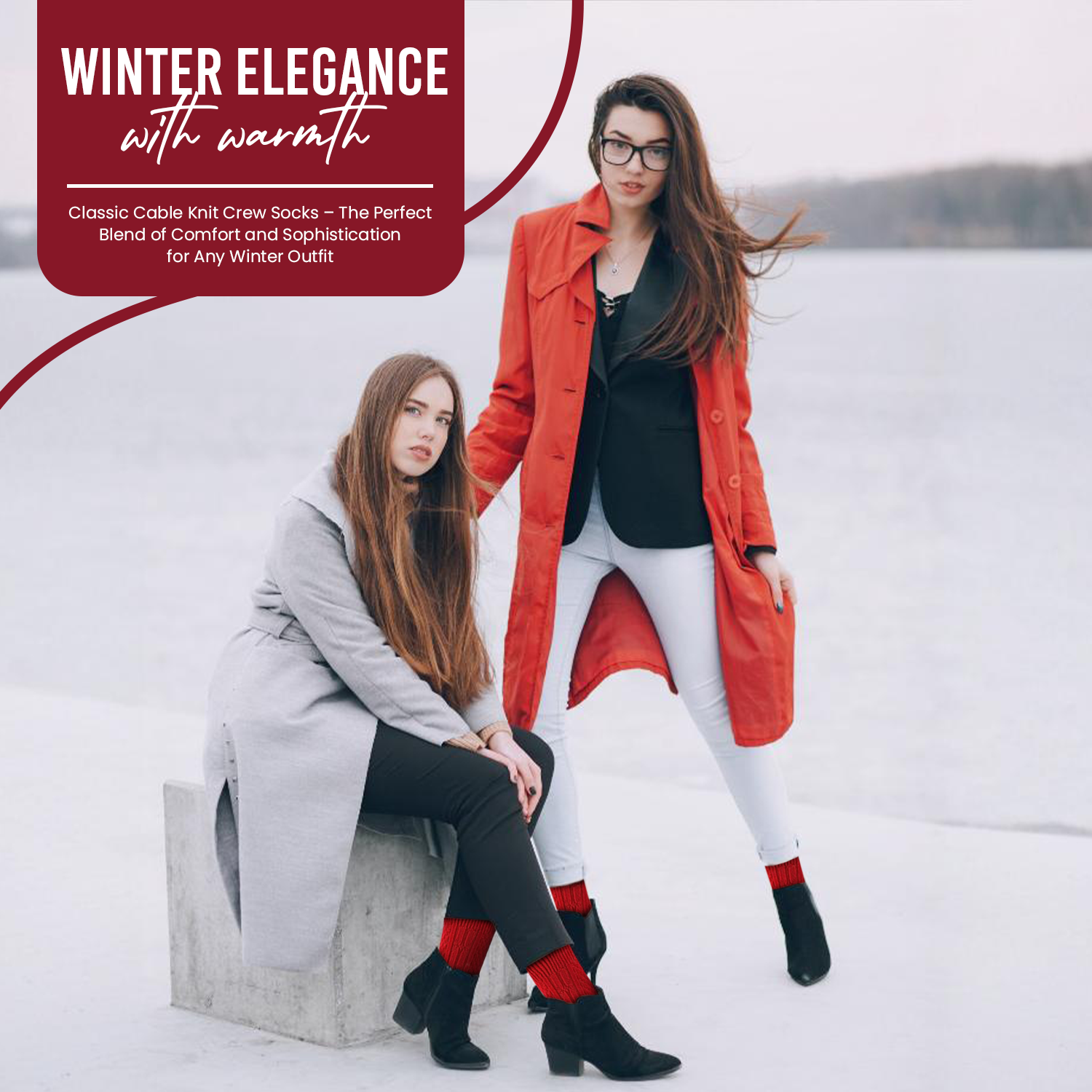 winter elegance socks