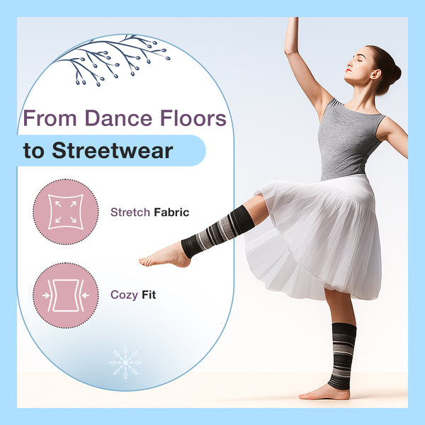 Lambswool Colorful Leg Warmers for Women, Girls and Teens