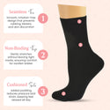 Diabetic/Arthritic Cushioned Cotton Ankle Socks 3 Pack Women Socks