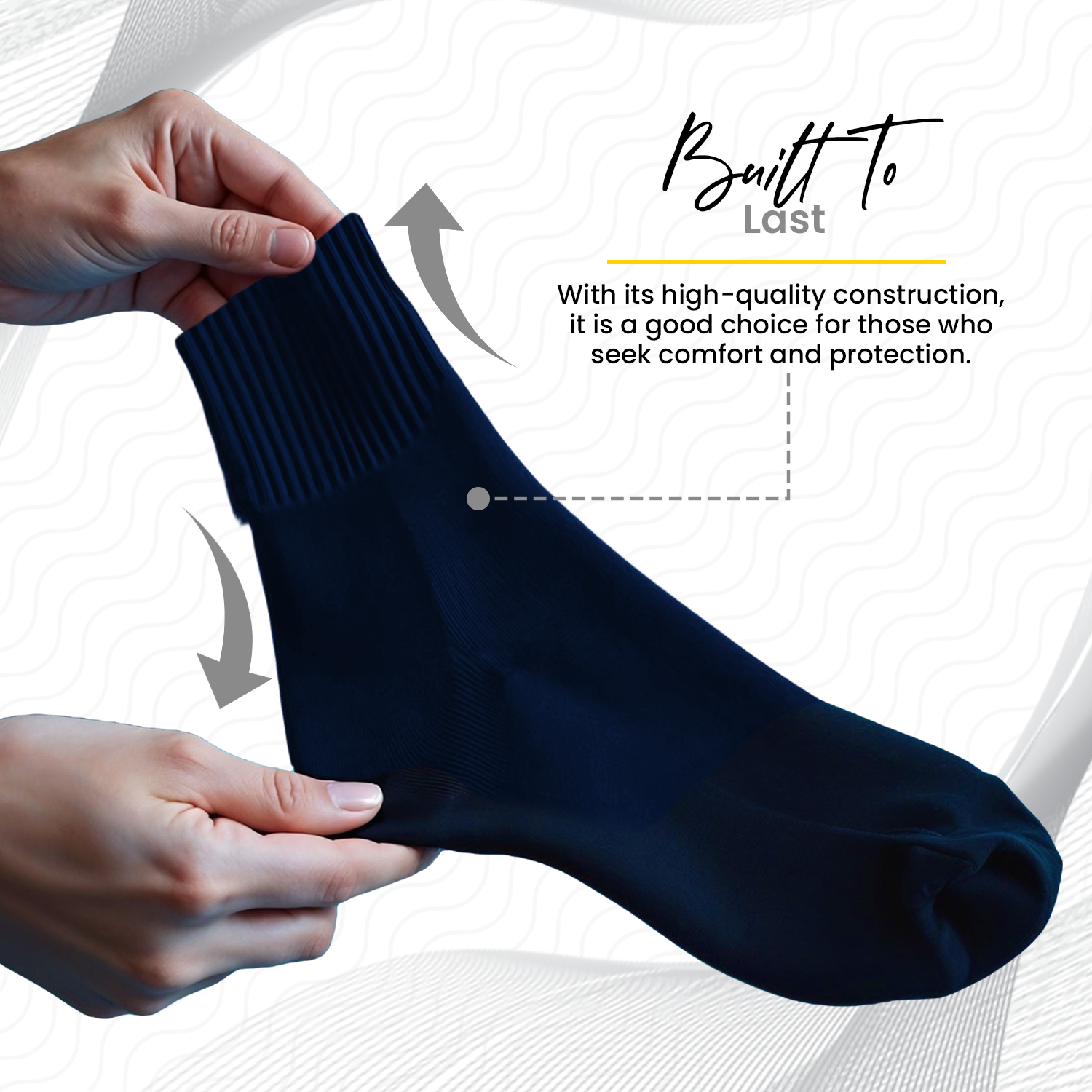 Women's 100% Combed Cotton Socks, Thin, Ankle Turn Cuff 3 Pair Pack