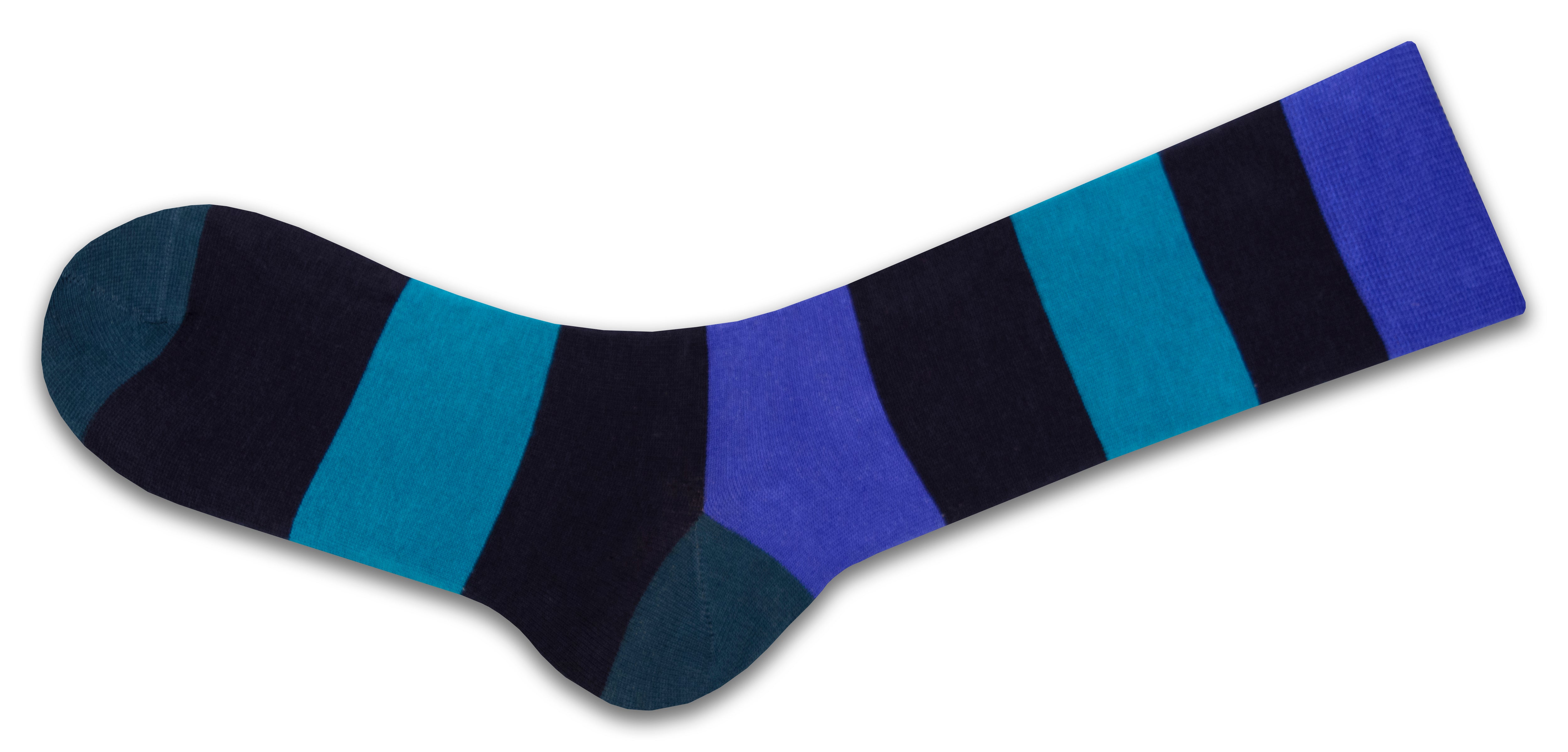 Sierra Socks Men's Casual Cotton Blend Mid Calf Dress Crew Socks