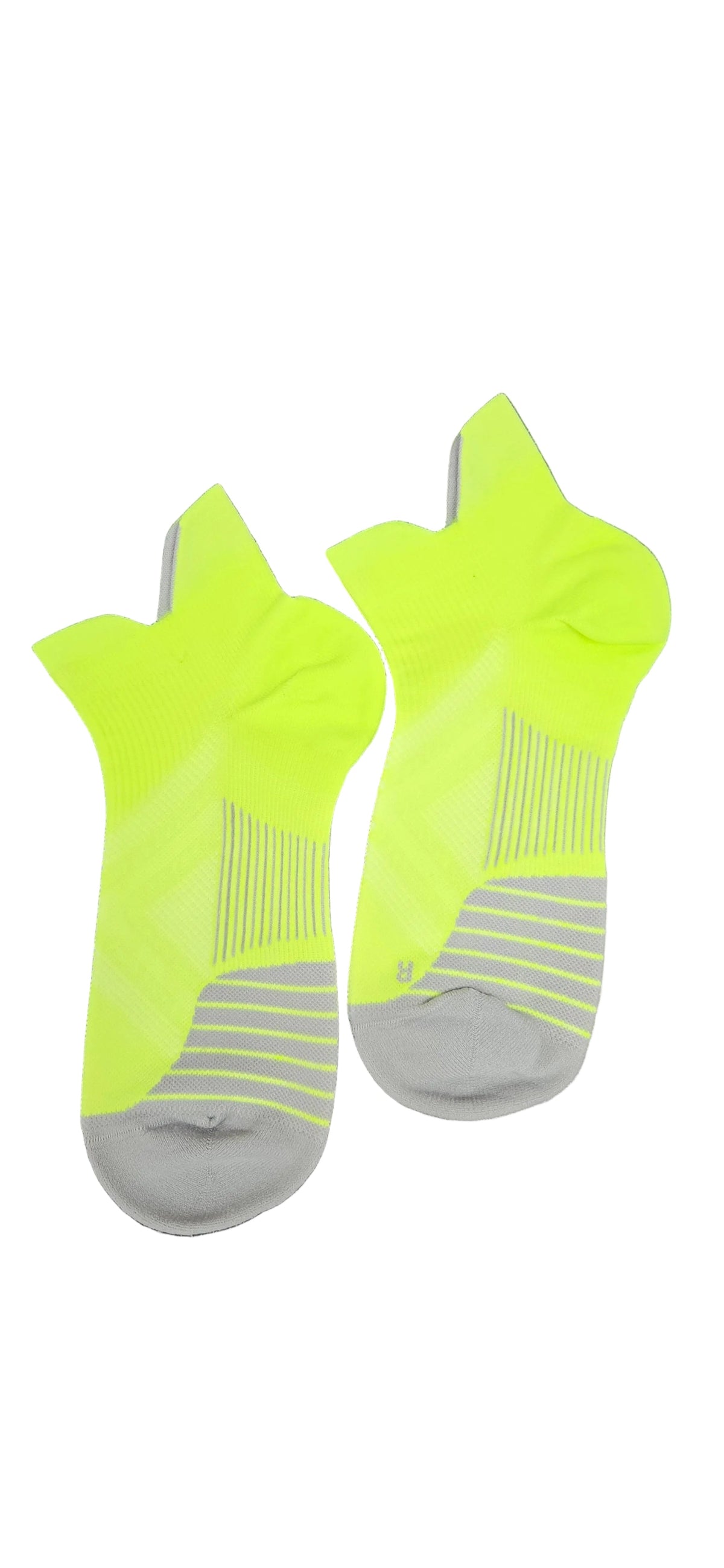Unisex No-Show Ankle Compression Sports Socks 15–20 mmHg with Enhanced Arch Support & Heel Tab