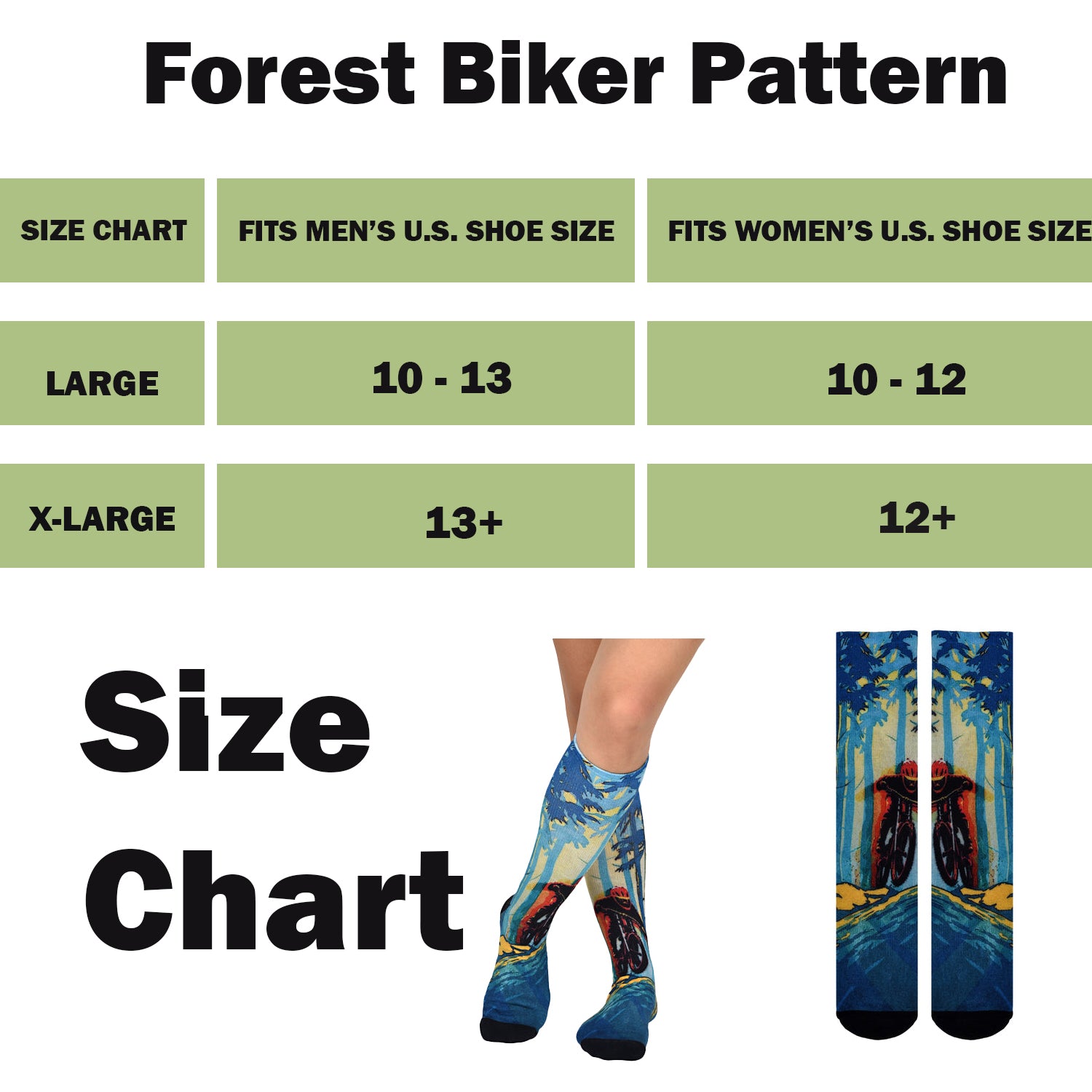 Men & Women's CoolMax Knee-High Socks, Nature Inspired Collection for Men & Women Eco-Friendly Knee High Socks