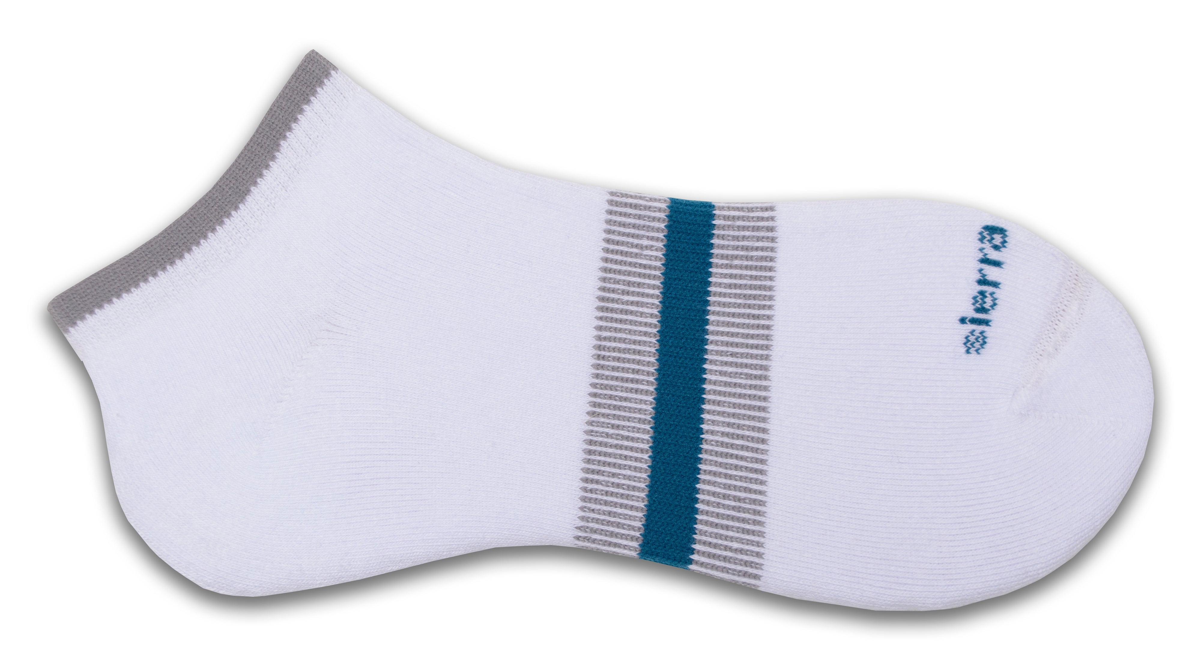 Tipped Cushioned Arch Support No Show Ankle Hi Performance Cotton Socks for Women