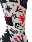 Christmas and Hanukkah Holiday Colorful CoolMax Crew Socks for Men & Women - Trees & Ornaments