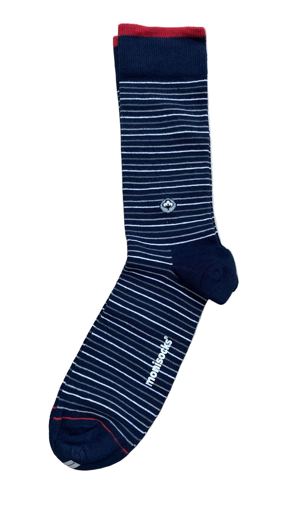 Men’s Cotton Crew Dress Socks – Soft, Breathable, Stylish for Work and Casual Wear - 4 Pair Boxed Set, Ready for Gift Giving!