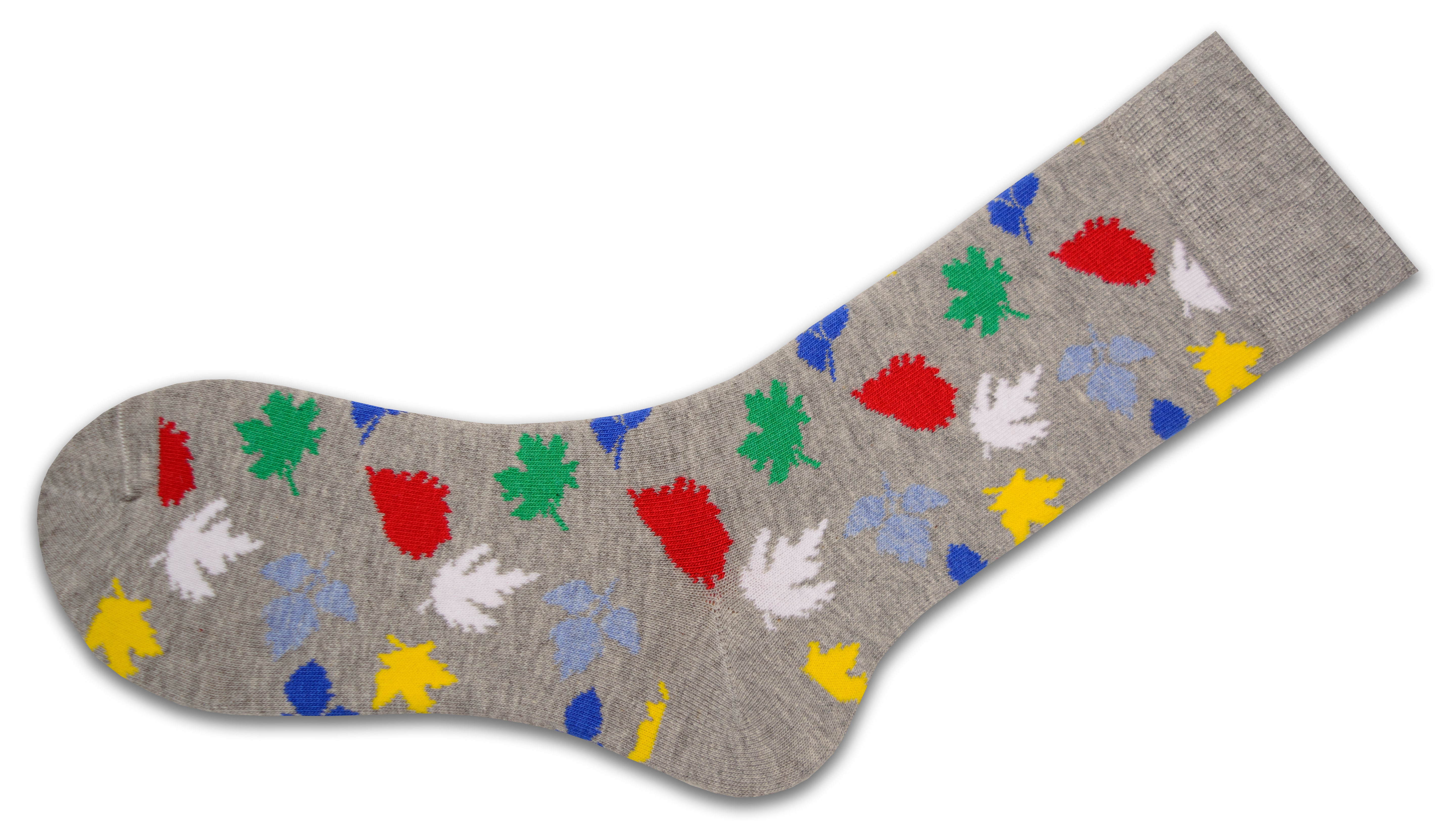 Men's Crew Cotton Socks Great for Fall and Winter Colorful, Fun Socks
