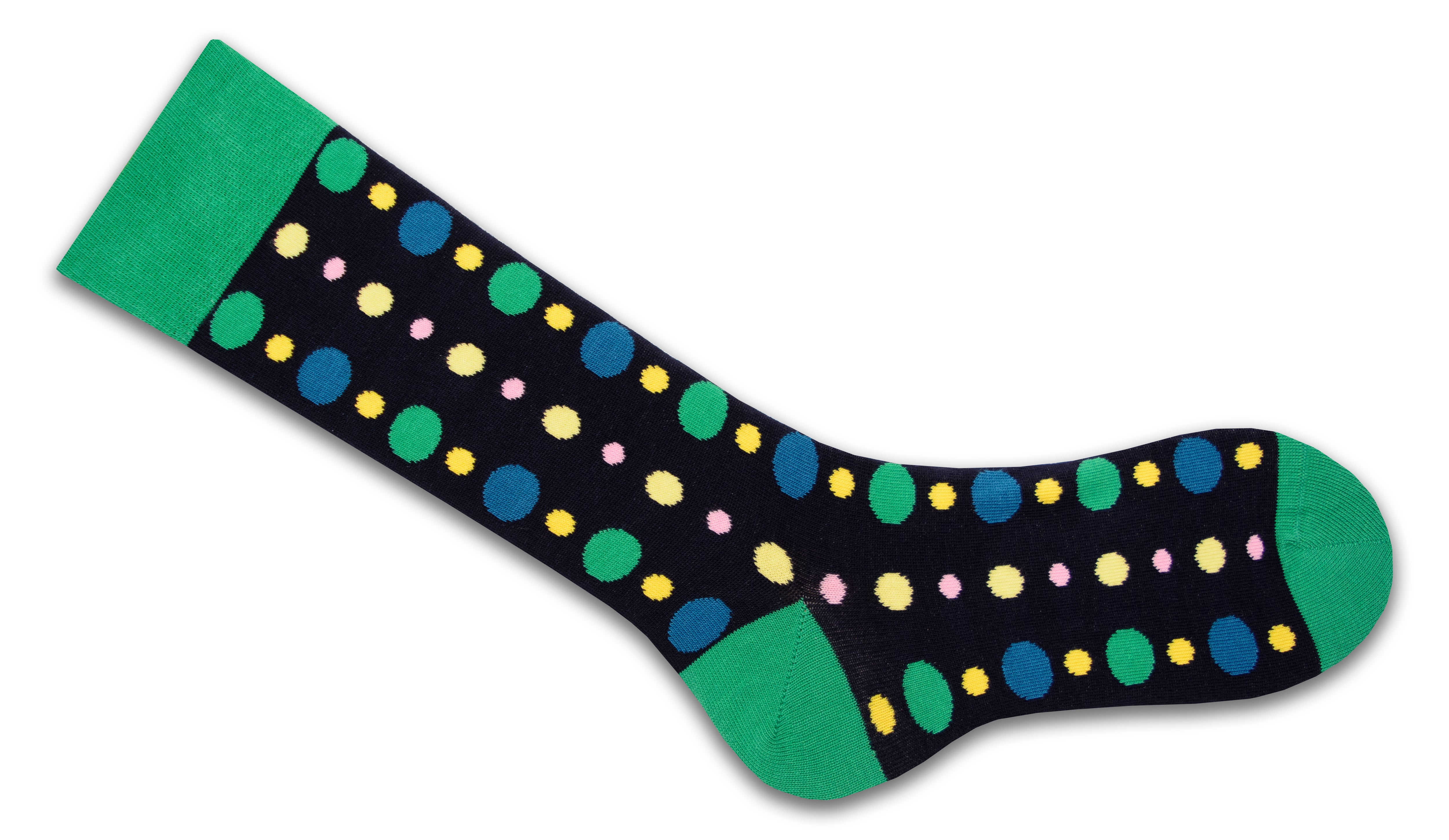 Sierra Socks Men's Casual Cotton Blend Mid Calf Dress Crew Socks
