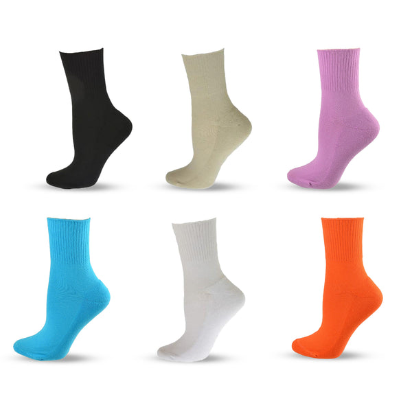 Diabetic/Arthritic Cushioned Cotton Ankle Socks 3 Pack Women Socks