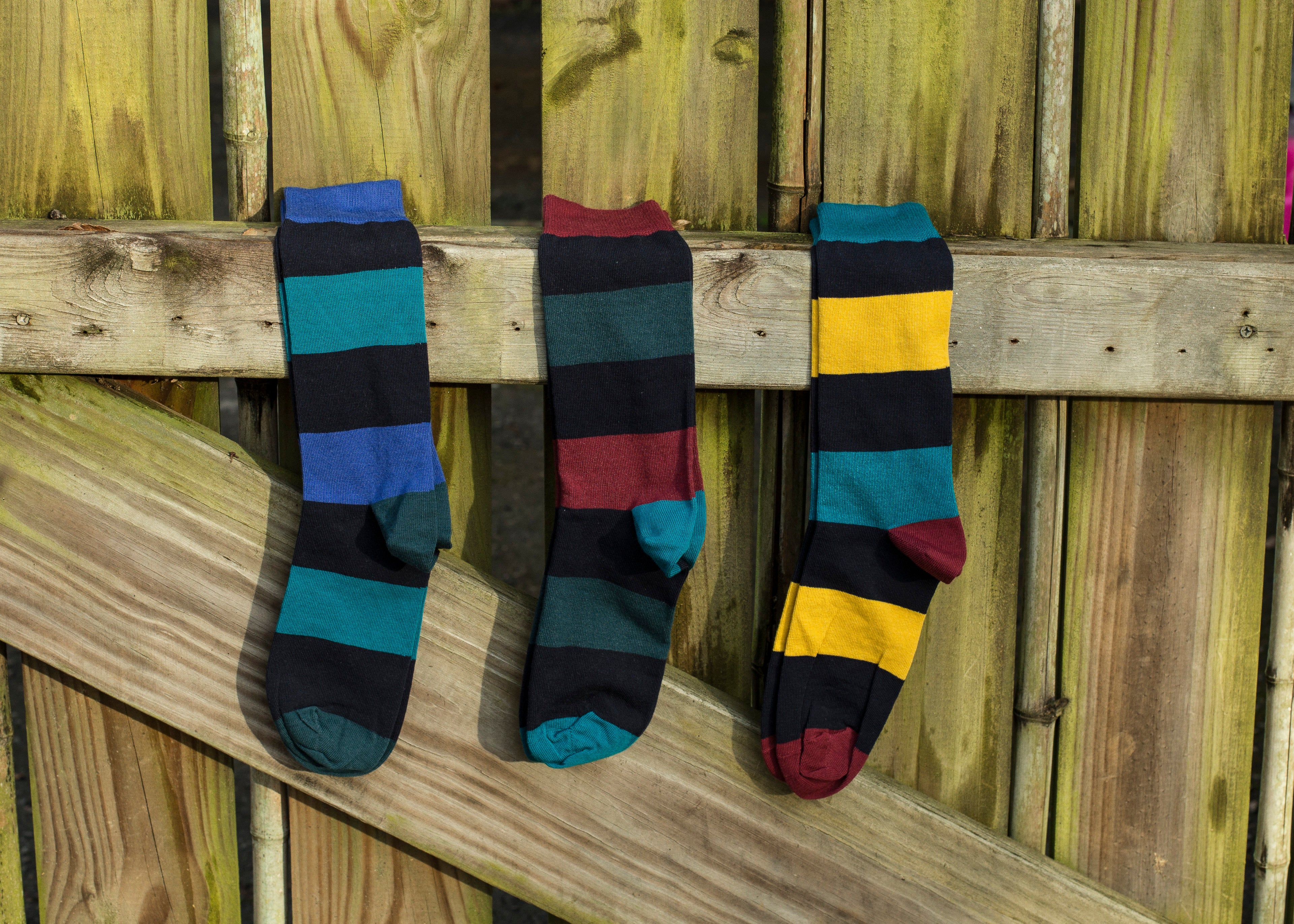 Sierra Socks Men's Casual Cotton Blend Mid Calf Dress Crew Socks