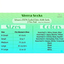 Women's 100% Combed Cotton Socks, Thin, Loose, Ankle Turn Cuff 3 Pair Pack
