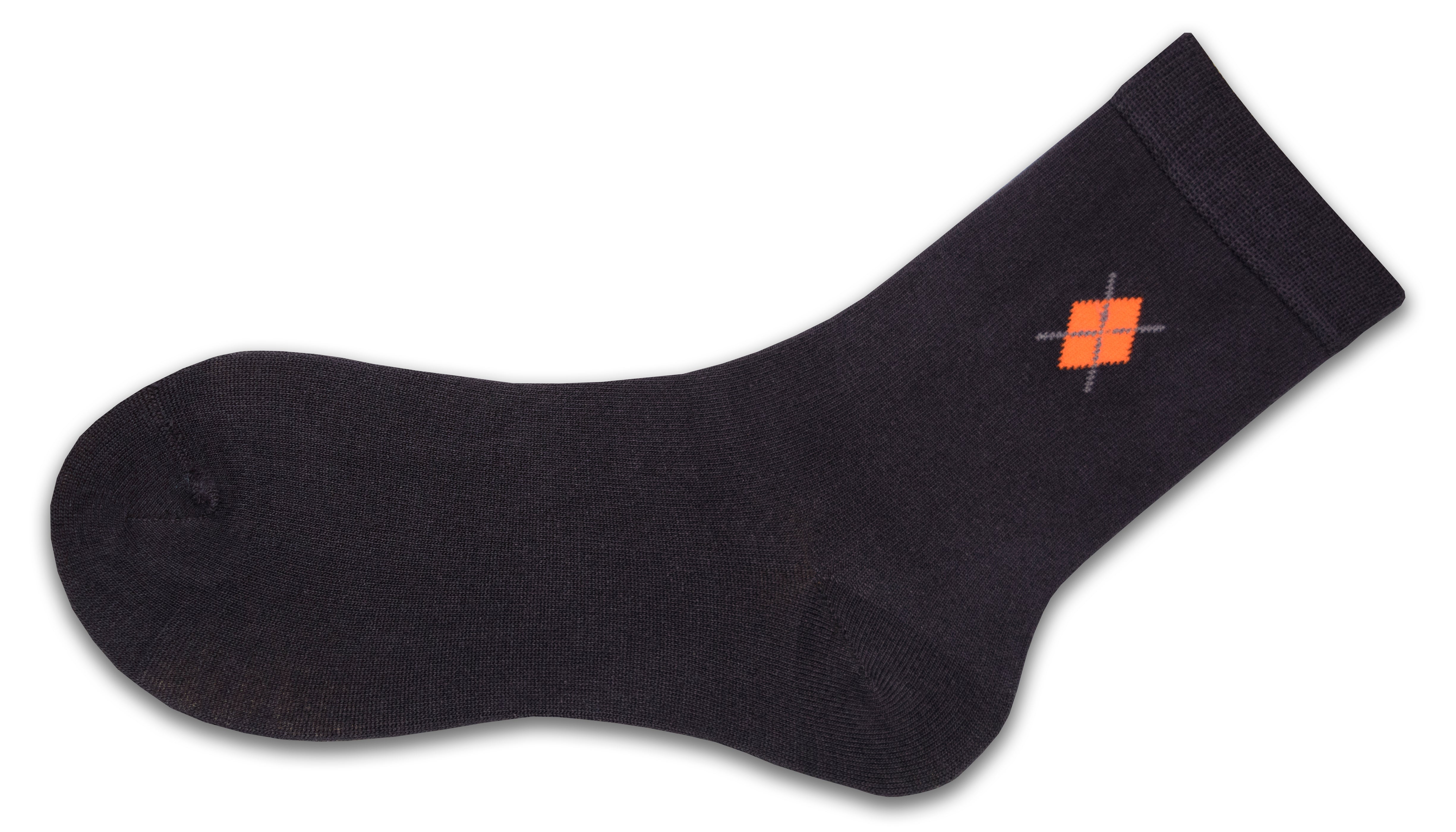 Women's Argyle Pattern Bamboo Crew Socks