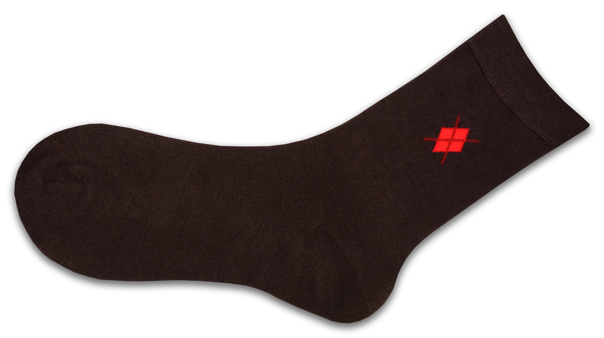 Women's Argyle Pattern Bamboo Crew Socks