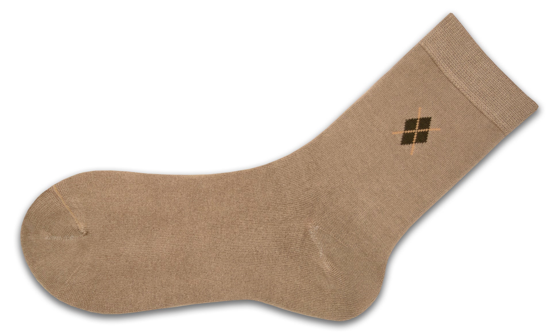 Women's Argyle Pattern Bamboo Crew Socks