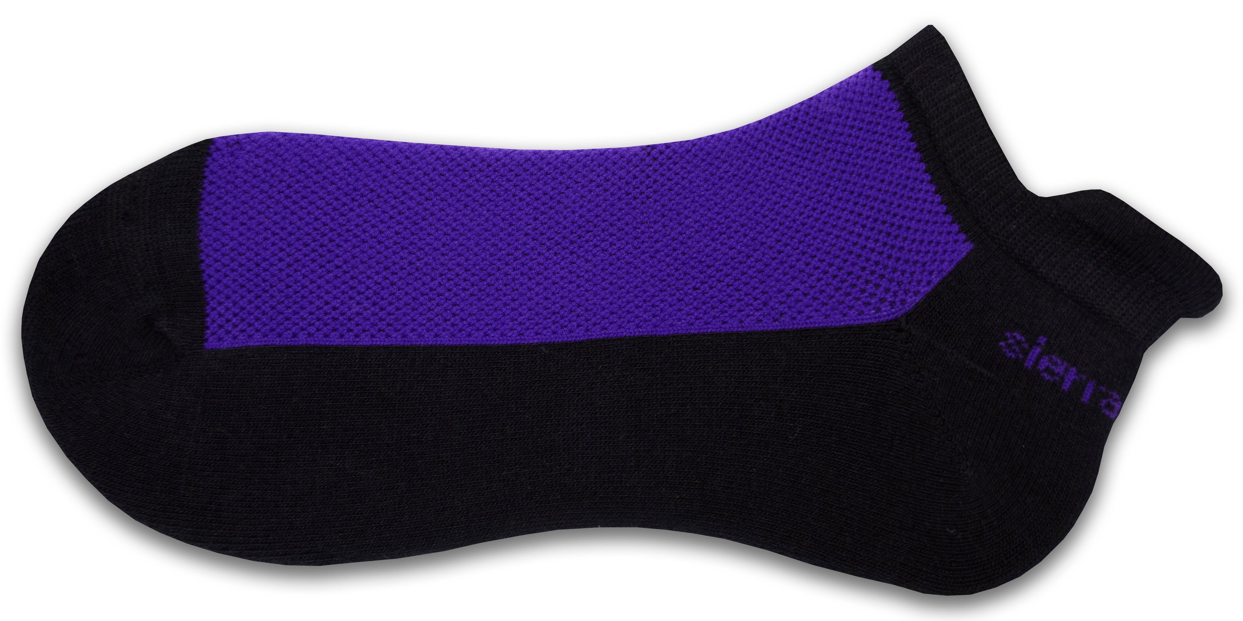 Heel Tab Mesh Top Cotton Anklet Socks with Non-Skid Women's Gripper Socks