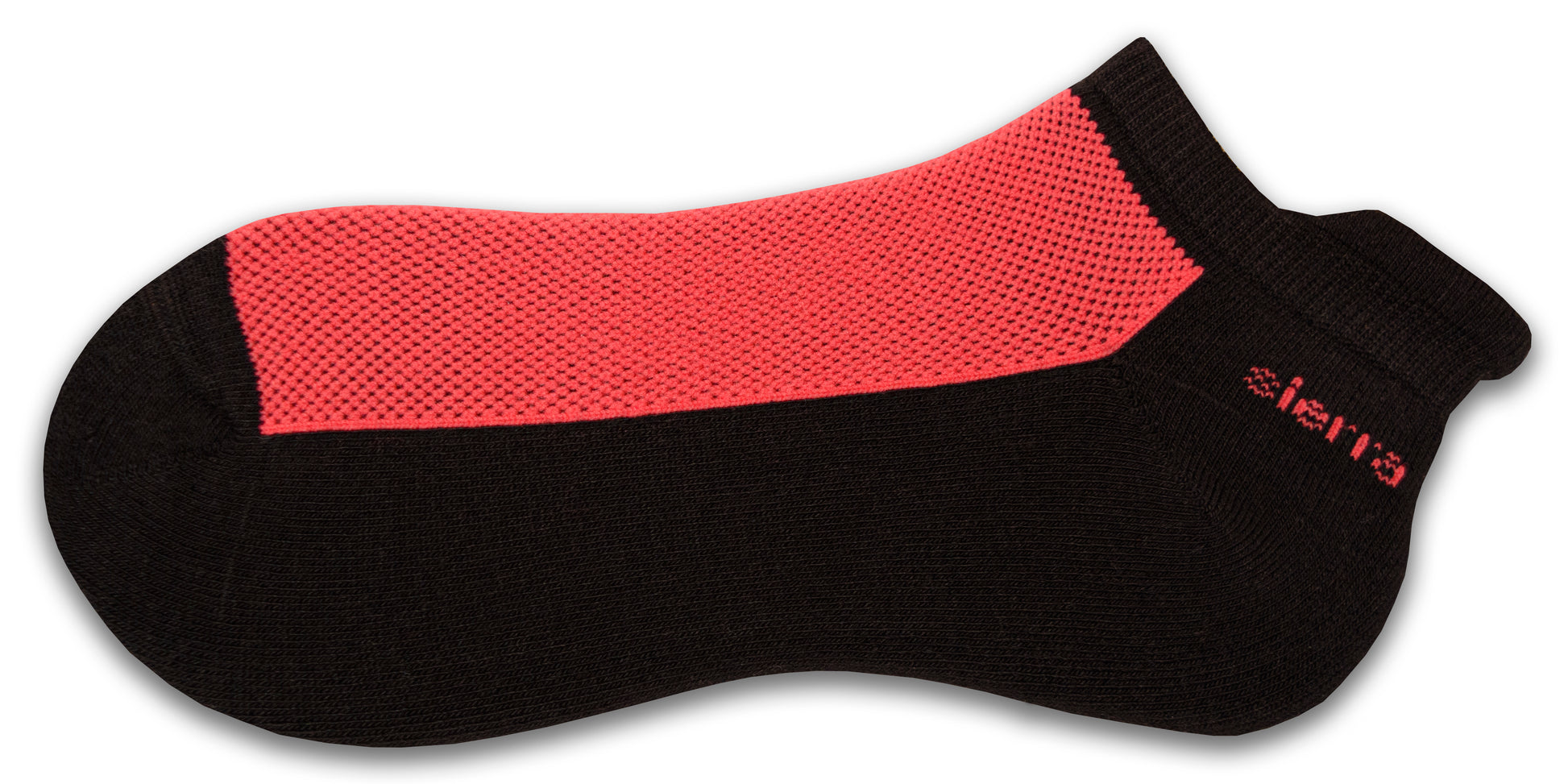 Heel Tab Mesh Top Cotton Anklet Socks with Non-Skid Women's Gripper Socks