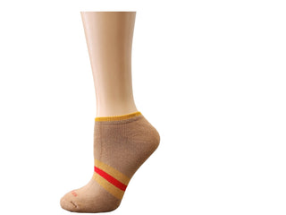 Comprar tan Tipped Cushioned Arch Support No Show Performance Cotton Socks for Women