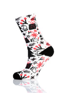 Christmas and Hanukkah Holiday Colorful CoolMax Crew Socks for Men & Women - Trees & Ornaments
