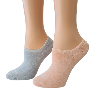 Buy assorted-1-salmon-lt-blue Women's No-Show Bamboo Performance Socks with Arch Support