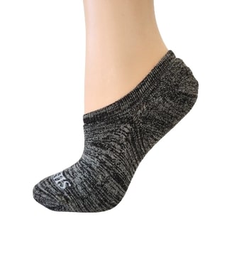 Comprar black Women's No-Show Bamboo Performance Socks with Arch Support