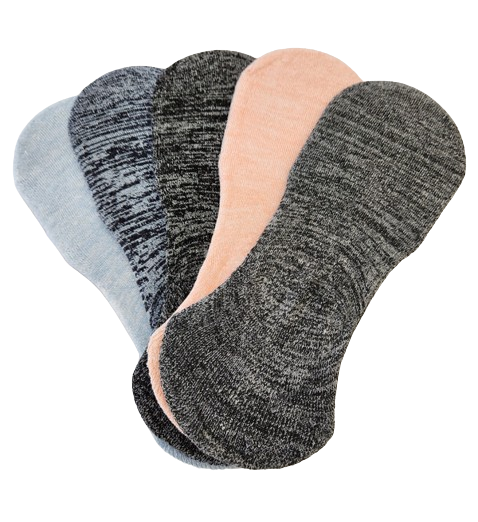 Women's No-Show Bamboo Performance Socks with Arch Support