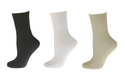 Diabetic/Arthritic Cushioned Cotton Ankle Socks 3 Pack Women Socks