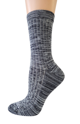 Buy navy Women's Bamboo Crew Performance Socks with Arch Support