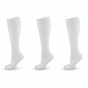 Classic Cable Knit Acrylic Knee High Socks 3 Pair Packs