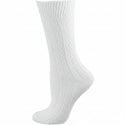 Classic Cable Knit Cotton Knee High Socks 3 Pair Pack