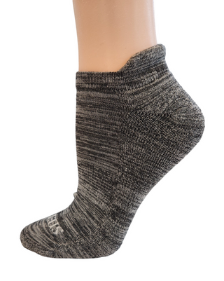 Buy charcoal Women's Bamboo Performance Cushioned Ankle-Hi Socks with Heel Guard