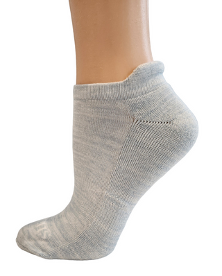 Buy lt-blue Women's Bamboo Performance Cushioned Ankle-Hi Socks with Heel Guard