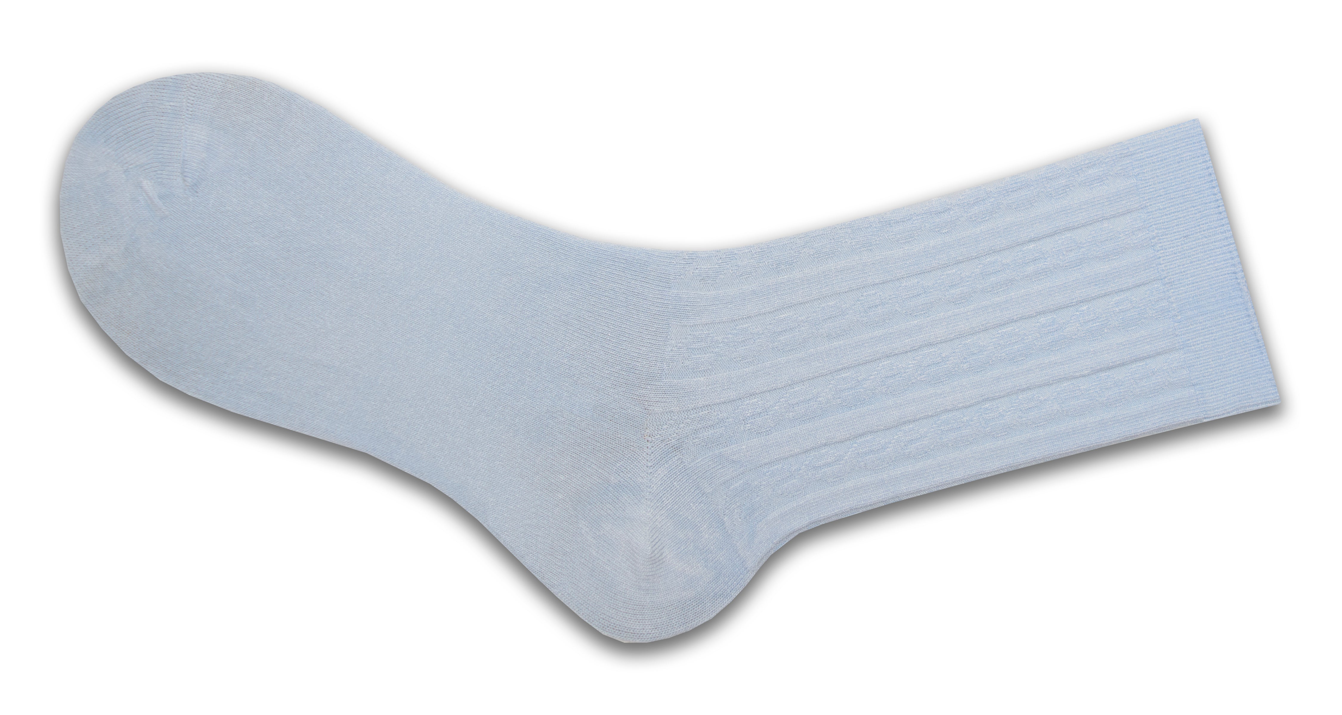 Cable Pattern Crew Rayon 3 pair pack Socks