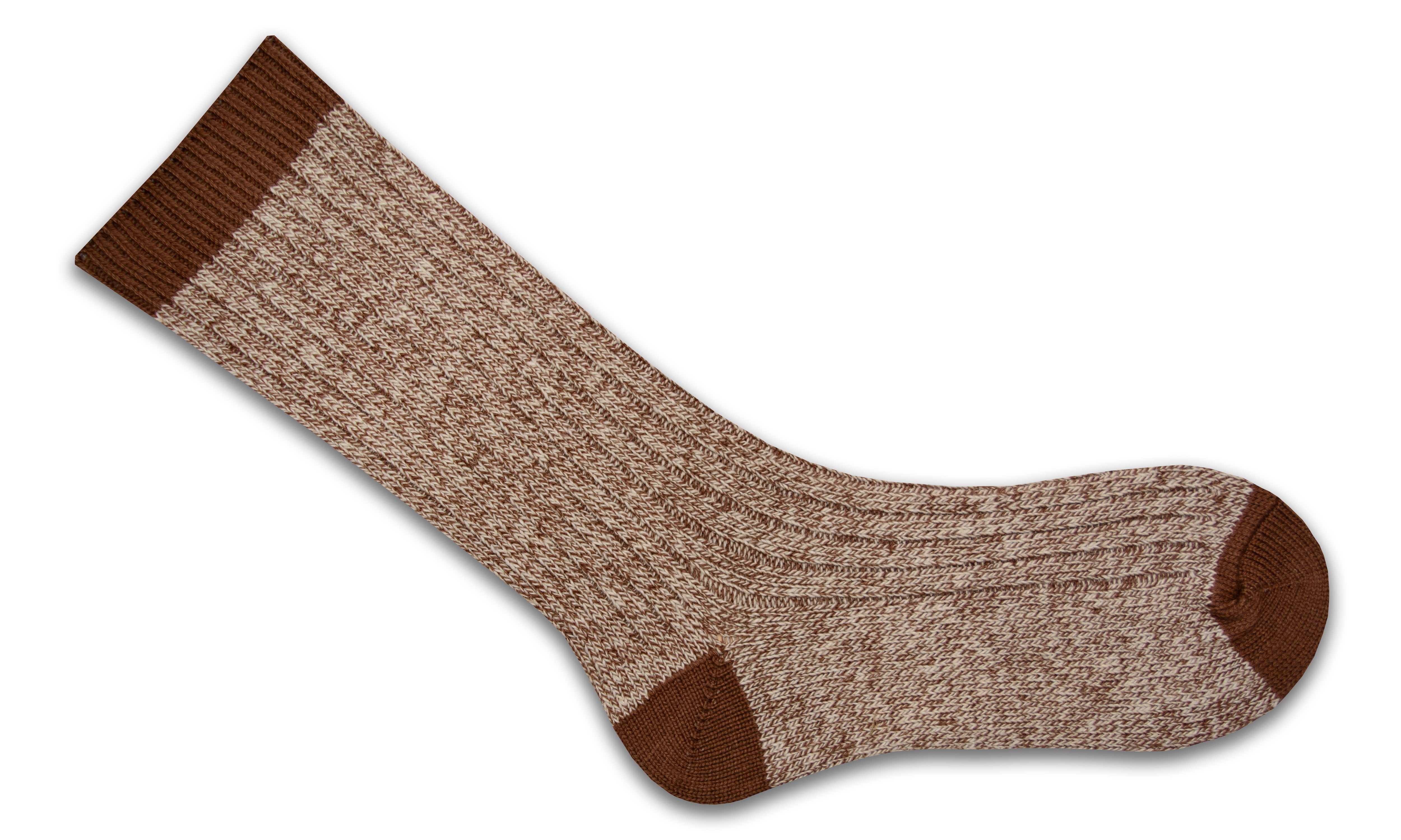 Women's Outdoor Boot Hiking Marled Twisted Cotton 2 Pair Pack Socks