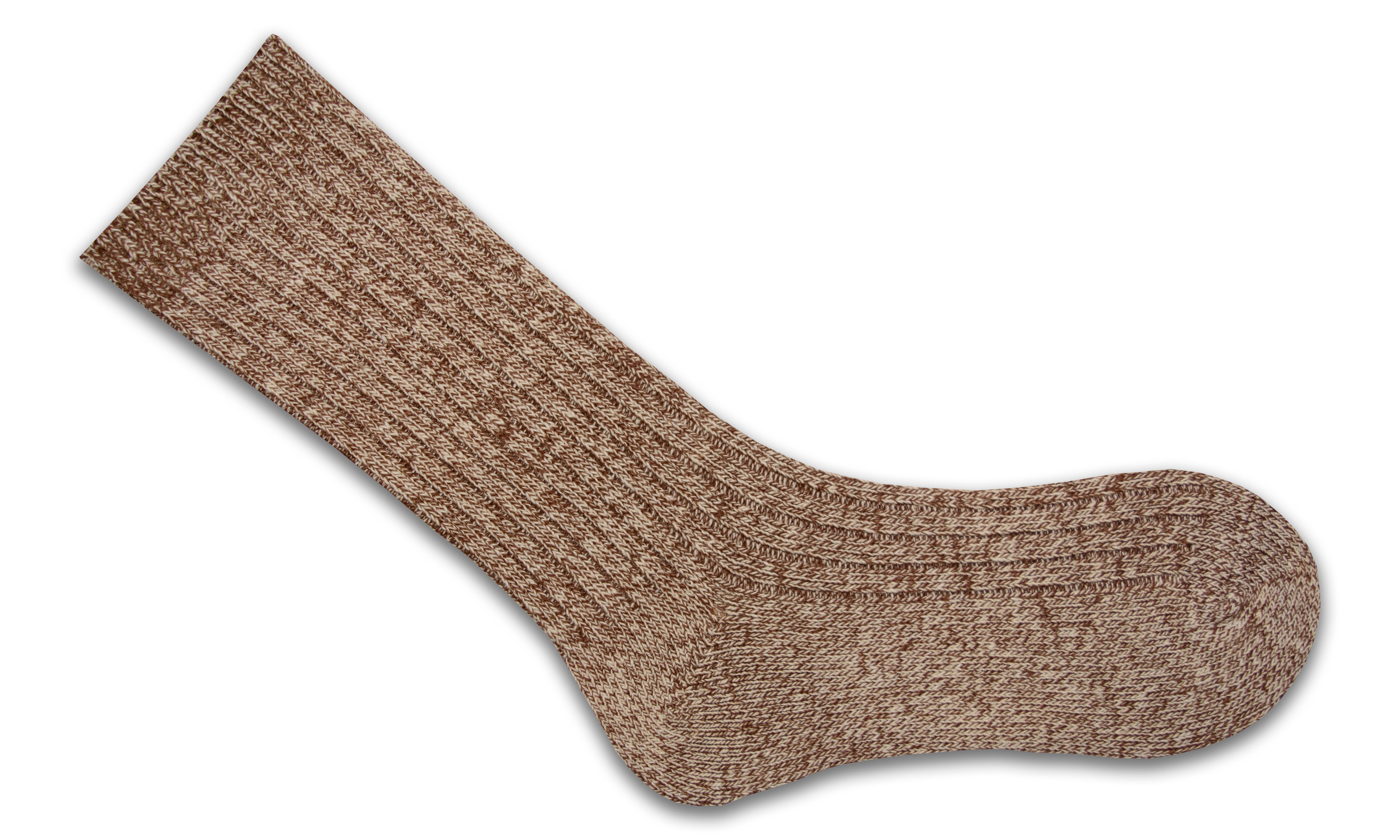 Women's Outdoor Boot Hiking Marled Twisted Cotton 2 Pair Pack Socks