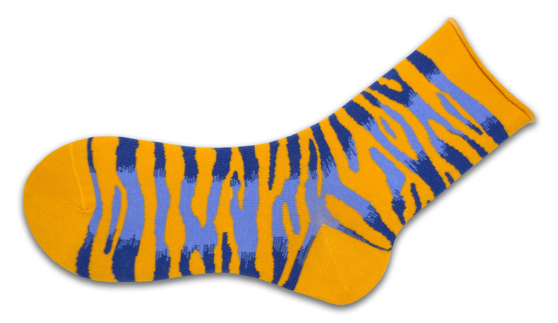 Sierra Socks Zebra Pattern Hi Anklet Casual Cotton Womens 2 Pair Socks