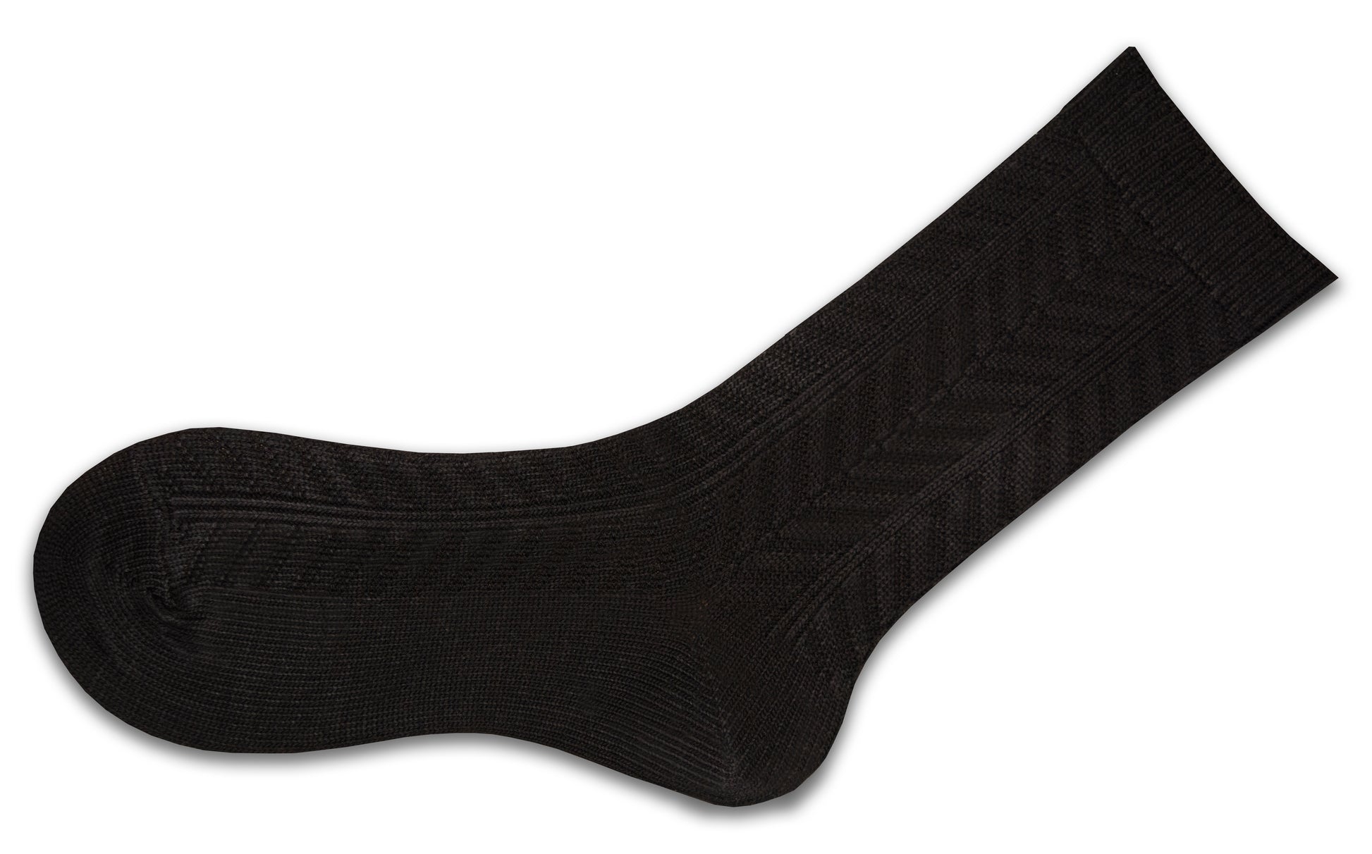 Chevron Pattern Medium Weight Bamboo Crew Socks 3 Pair Pack