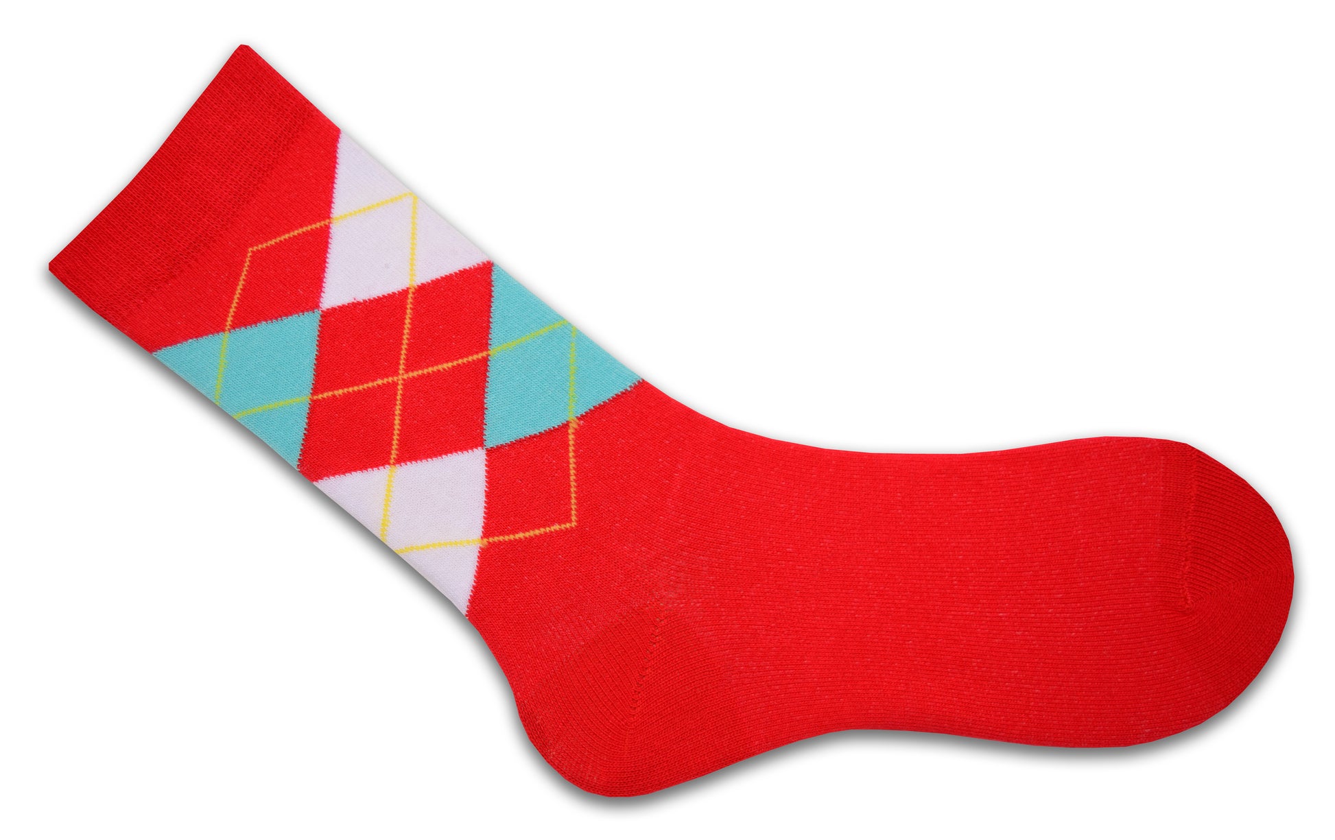 Cotton Argyle Crew Women's Socks