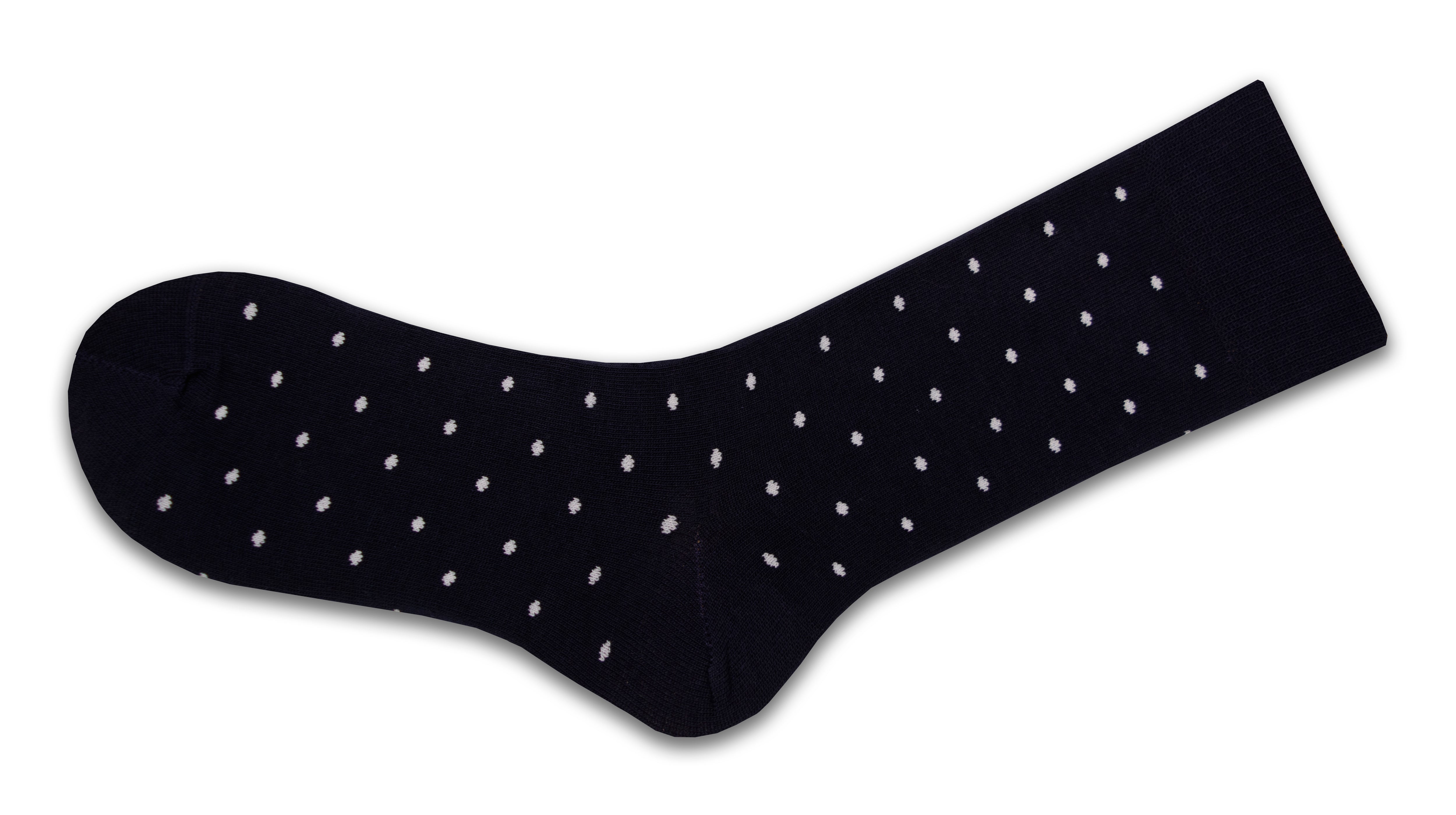 Combed Cotton Pin Dot Crew Casual Women's 3 Pr. Pack Socks