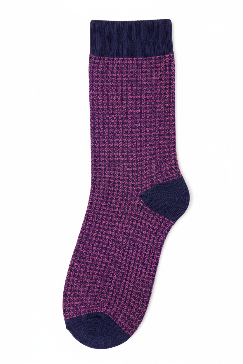 Men's Dress Socks - Combed Cotton, Seamless Toe Socks